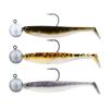 Leurre Souple Armé Westin Magic Minnow Weedless Jig - 10.5Cm - Clear Water Mix 16