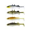 Leurre Souple Westin Stanley The Stickleback Shadtail - 5.5Cm - Par 4 - Clear Water Mix 9