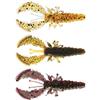 Leurre Souple Westin Crecraw Slim Creaturebait - 7.5Cm - Par 4 - Clear Water Mix