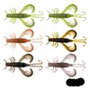 Leurre Souple Zeck Edward - 4.5Cm - Par 6 - Color Mix 1