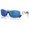 Lunettes Polarisantes Costa Tuna Alley 580G - Cristal Brillant - Bleu Miroir