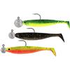 Kit Leurres Souples Armés Westin Shadteez Slim R'n R - 5.5Cm - Dark Water Mix