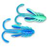 Leurre Souple Crazy Fish Allure 1.6 - 4Cm - Par 8 - Double Blue