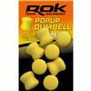 Maïs Artificiel Rok Fishing Natural Yellow Popup - Dumbell