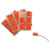 Indicateur De Touche Orvis Stick On Oval Indicators - Fluo Orange