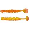 Leurre Souple Berkley Powerbait Power Leech - 5Cm - Par 12 - Fluorescent Orange-Sunshine Yellow