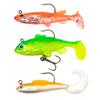 Kit Leurres Souples Armés Zebco Perch Lure Packs - 6Cm - Fluoro