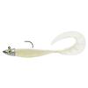 Leurre Souple Armé Delalande Zand Curly - 12Cm - Galactic White