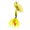 Cuiller Tournante Panther Martin Deluxe Dressed Fly - Gold Yellow - N°1