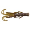 Leurre Souple X Zone Lures Scented Stealth Creature - 7Cm - Par 7 - Green Pumpkin Black Flake