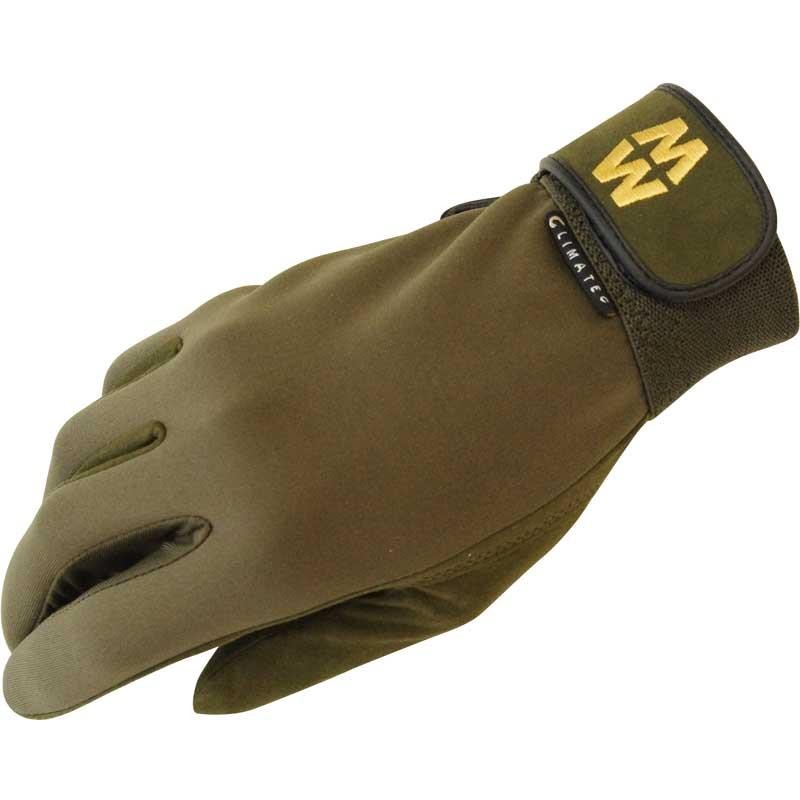 MacWet Mesh Short Shooting Sport Wet Grip Gloves Brown Size 8 