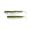 Kit Leurre Souple Armé Fiiish Combo Black Minnow 105 + Tête Plombée Shore - Khaki