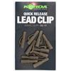 Clip Plomb Korda Quick Release Lead Clips - Kqrcg