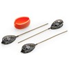 Kit Method Feeder Mivardi Method Feeder Set Qmr Flat - L - Long