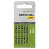 Emérillon Agrafe Korum Smokescreen Link Swivels - L