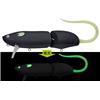 Leurre De Surface Ever Green Combat Rat - 15Cm - Mat Black