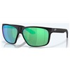 Lunettes Polarisantes Costa Trades 580G - Matte Black - Green Miror