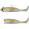 Soft Lure Kit Pre Rigged Fiiish Combo Master Shad 75 70 + Jig Head Search - Ms4500