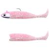 Soft Lure Kit Pre Rigged Fiiish Combo Master Shad 75 70 + Jig Head Search - Ms4505