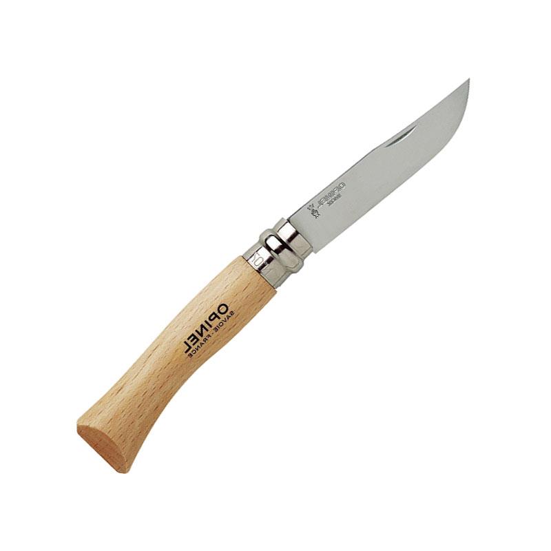 Couteau Champignon Opinel, Manche Hêtre, 8cm, Inox 