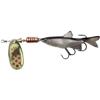 Cuiller Tournante Evia Minnow Mod 11Bis Naturel - Or Points Rouges - N°1