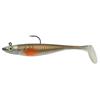 Leurre Souple Armé Delalande Zand Fat Shad - 10Cm - Natural Black Gold Fins Uv