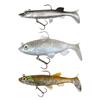 Kit Leurres Souples Armés Zebco Pike Lure Packs - 12Cm - Natural