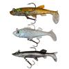 Kit Leurres Souples Armés Zebco Zander Lure Packs - 10Cm - Natural