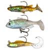 Kit Leurres Souples Armés Zebco Perch Lure Packs - 6Cm - Natural