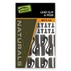 Clip Plomb Fox Edges Lead Clip + Pegs - Natural