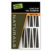 Manchon Fox Edges Lead Clip Tail Rubbers - Natural
