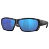 Lunettes Polarisantes Costa Tuna Alley 580G - Noir Mat - Bleu Miroir