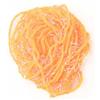 Chenille Fly Scene Micro Ice Blue Straggle Chenille - Orange Fluo