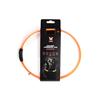 Collier Tube Lumineux Nylon Usb - Orange - Largeur 1Cm - Longueur 70Cm