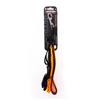 Laisse Lumineuse Extensible Nylon Usb - Orange - Largeur 2.5Mm - Longueur 180/250