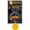 Stop Float Guru Super Tight Line Stops Squared - Orange - M