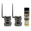 Caméra De Chasse Spypoint Flex-M Twin Pack - Pack Flex M Twin + 2 Aerosols De Goudron Black Beast