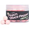 Bouillette Équilibrée Dynamite Baits N-Ticers Wafters - Peach-Black Pepper