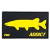 Scratch Interchangeable Fishxplorer Pour Casquette / Bonnet Silicone 3D - Pike Addict - Noir