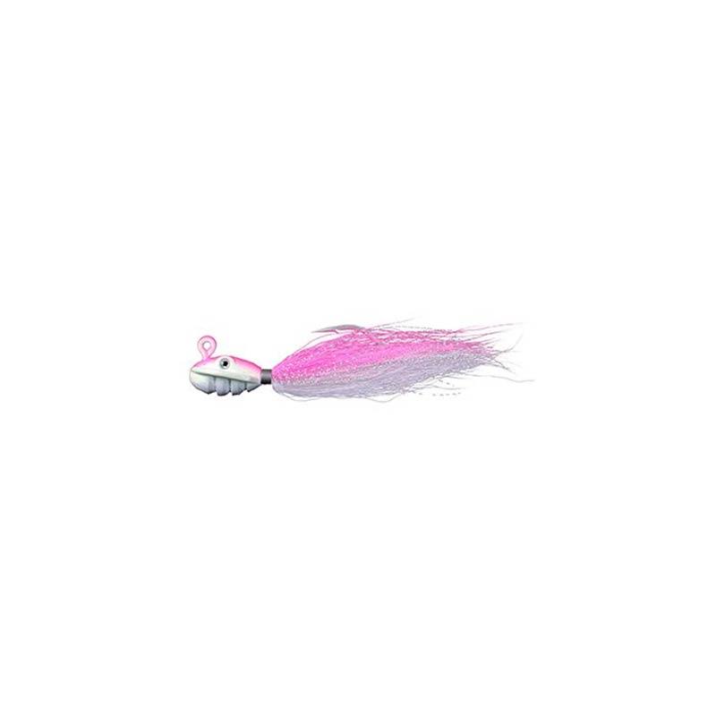 VMC Moontail Jig 1/4 Oz In Pink Fire UV Finish