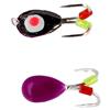Leurre Mikado Ice Bug - 4Cm - Par 4 - Purple-Black