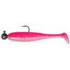 Leurre Souple Armé Powerline Shad Mis 6 - 15.2Cm - Par 2 - Rose/Ventre Translucide Pailleté