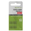 Émerillon Korum Smokescreen Quick Snap Swivels - S