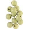Perle Rok Fishing Rubber Beads - Sable- 6Mm