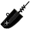 Jighead Monkey Lures Screw Head - Screwhead50-Blackblack