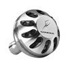 Poignée De Manivelle Gomexus Aluminum Reel Power Knob 41Mm A38 - Silver Black