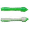 Leurre Souple Berkley Powerbait Power Pillar - 4Cm - Par 12 - Spring Green-White