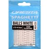 Appât Artificiel Cresta Spaghetti Balls - Standard - White