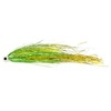 Streamer Fly Soul Flies Bauer's Pike Tube Pour Wiggle Queue - Uv Green Gold