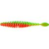 Leurre Souple Magic Trout T-Worm P-Tail - 6.5Cm - Par 6 - Vert-Orange Fluo